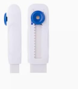 M&G 4 Pack Erasers Sliding Retractable Eraser, Soft White Color Cute Erasers Push Pull Eraser with Plastic Sleeve for Students Kids, School Office Home Supplies