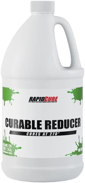 Rapid Cure® Plastisol Ink Curable Reducer (Gallon - 128 oz.) - Screen Printing Ink Viscosity Reducer, Screen Printing Ink Thinner, Additive for Your Screen Printing Kit, Screen Printing Supplies