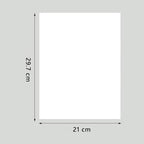 A4 Origami Paper White 100 Sheets, 8.27×11.7 inch Double Sided Color Easy Fold Big Origami Paper A4 Colored Copy Papers Thin 70gsm for Beginners, DIY handwork Art and Craft Projects (210 x 297 mm)