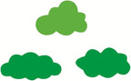 Cutting Dies for Card Making, Metal Scrapbooking Die-Cuts, DIY Bckground Frame Crafts Embossing Stencil, Paper Template Mold/Photo Album Arts Tool (3 Pcs Clouds-3.3x5.5cm)