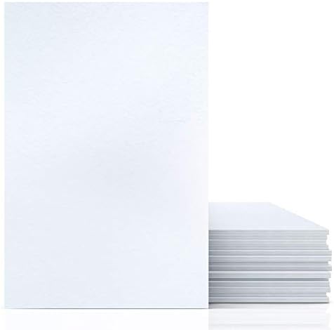 White Foam Board 18 x 24 x 3/16" (5mm) Inch, 15 Pack Acid-Free Foam Core Poster Board Sheets for Art, Crafts, Presentation, Vision Board, Signboard, and Party Decorations