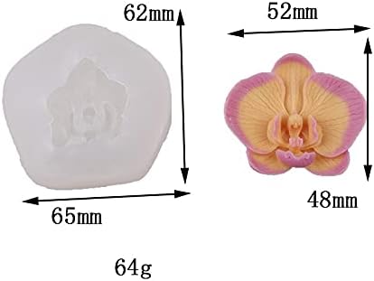 Phalaenopsis Scented Candle Resin Mold - Resin Casting Silicone Molds for Home Decor & Candle Making Wave Spiral Mold