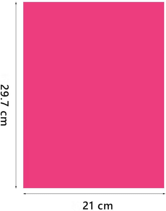 A4 Origami Paper Magenta 100 Sheets, 8.27×11.7 inch Double Sided Color Easy Fold Big Origami Paper A4 Colored Copy Papers Thin 70gsm for Beginners, DIY handwork Art Craft Projects (210 x 297 mm)