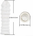 Finger Cot, Medium Finger Protectors Latex Anti-Static Finger Covers, Finger Tip Protect Keeping Dressing Dry and Clean Disposable Finger Gloves White(approxi 135pcs)