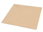 1 Pcs C280 Brass Sheet, 11.8" x 11.8", 18 Gauge(0.04"/1.02mm) Thickness, No Scratches, Protective Film on Both Sides