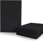 15 Pack Foam Board | Black Foam Board 3/16 Inch Thick Black Core Mat | Backing Board for Presentations, Signboards, Arts, Display and Crafts with Double-Sided Sheet - 20x30 Inches