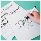 U Brands Dry Erase Lap Board, Double Sided, Small Whiteboard, 9" x 12", 24 Count