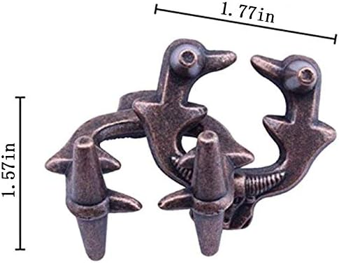 Brain Teaser Puzzle for Adults Puzzles Metal Hole Lock Adult Educational Toy Jigsaw IQ Puzzle (Ferrous)