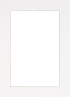 Pack of 25 Acid Free 8x10 Mats Bevel Cut for 5x8 Photos - White Precut Matboards with Backing Boards and Clear Photo Mat Bags for Pictures, Photos, Framing - 4-ply Thickness