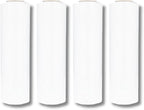 PSBM White Stretch Wrap, 15 Inch x 1476 Feet, 72 Pack, Tinted Pre-Stretched Shrink Wrap Film for Moving, Packaging, Pallet Wrapping