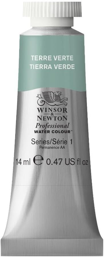 Winsor & Newton Professional Watercolor, 14ml (0.47-oz) Tube, Terre Verte
