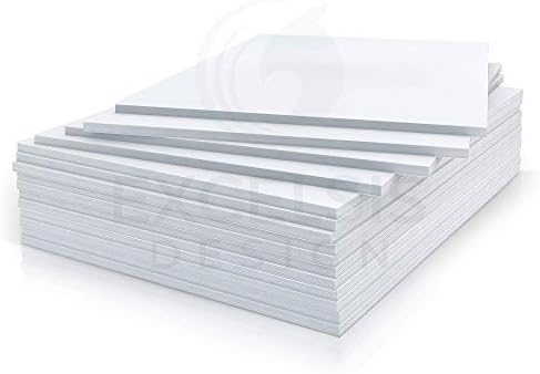 White Foam Board 18 x 24 x 3/16" (5mm) Inch, 15 Pack Acid-Free Foam Core Poster Board Sheets for Art, Crafts, Presentation, Vision Board, Signboard, and Party Decorations