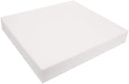 FoamRush 0.5" H x 24" W x 24" L Upholstery Foam Cushion High Density (Square Foam for Dining Chairs, Chair & Wheelchair Seat Cushion Replacement)