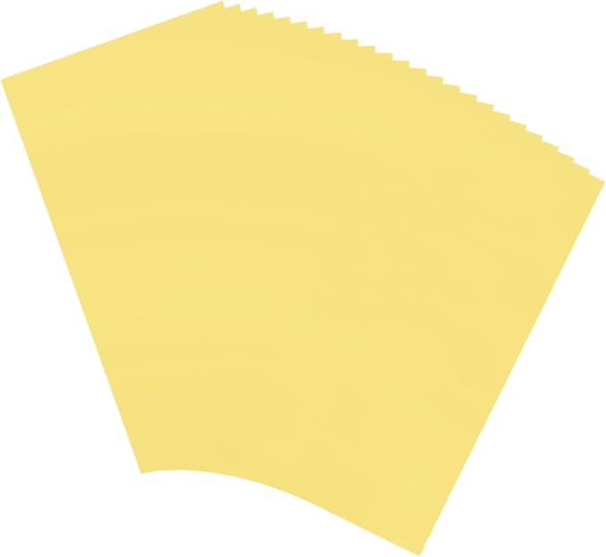 MECCANIXITY 50 Sheets Heat Reactive Foil, 20x29cm Light Gold Foil Transfer Sheets Toner Reactive Foil Transfer Foil Sheets Hot Foil Stamping Paper for Crafts DIY Cardmaking Album Decoration