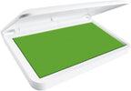 COLOP Make Series, Ink Stamp Pads, with Non-Toxic Premium Ink, Water-Based Acid-Free (Smooth Green, Make 1-1-15/16" x 3-1/2")