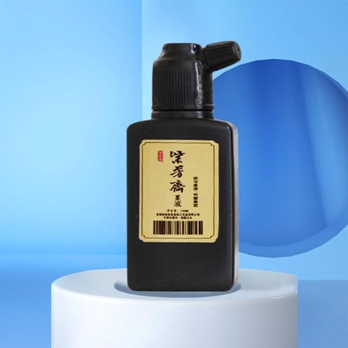 Liquid Calligraphy and Artwork Ink, Black Ink, 100ml, for Chinese Brushes and Dip Pens,chinese calligraphy ink