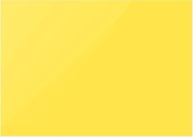 uxcell 4Pcs A4 Gel Light Lighting Filter Overlay Transparent Color Correction Plastic Vinyl PVC Sheets Photography Television Yellow,0.3mm