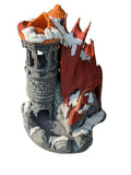 Dragon 3D Printed Dice Tower - Mythic Roll Collection - Unchained Games - Ascend to New Heights with your Rolls! (32.) Glow in Dark-Green)