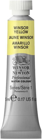 Winsor & Newton Professional Water Colour Paint, 0.17-oz Tube, Winsor Yellow