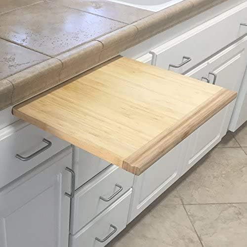 Pureboo Premium Bamboo Pull-out Cutting Board - 8 Different Sizes to Fit Most Standard Slots 13.75"W x 22"D x 3/4"H