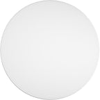COSCO Commercial 5' (60") Round Blow Mold Table, White