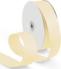 1-1/2 Inch 100 Yards Satin Ribbon Ivory, Solid Color Fabric Ribbon for Gift Wrapping, Wedding, Polyester Gift Ribbon for Birthday Party Decoration, Craft, Hair, Floral, Sewing