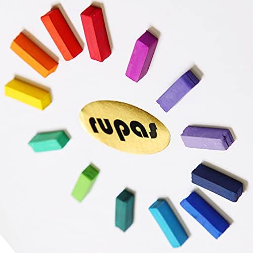 Rupas Soft Dry Pastel 64 Color Set Square Chalk