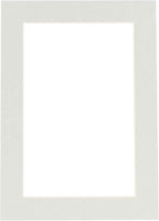 Poster Palooza 8x10 Mat Bevel Cut for 5.5x8.5 Photos - Acid Free Grey Precut Matboard - For Pictures, Photos, Framing - 4-ply Thickness