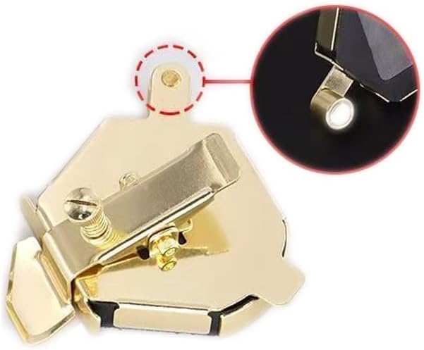 Bequilter Upgraded Multifunctional Magnetic Seam Guide for Sewing Machines, Adjustable Sewing Guide for Precise Stitching, Universal Sewing Supplies and Accessories (Gold)
