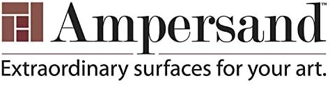 Ampersand Art Supply Wood Gesso Art Painting Panel: Canvas Texture, 3/4 Inch Cradle, 6" x 12"