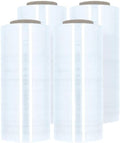 (4 Rolls) Hand Stretch WRAP Shrink Film 15 x 1500 x 90 Gauge + Free Stretch W.
