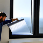 Rockrose Professional Blackout Home Window Tint Film - Sun Blocking Privacy Cover for Home Offices - Room Darkening Sun Light Blocker - 24 in x 15FT - Total Blackout