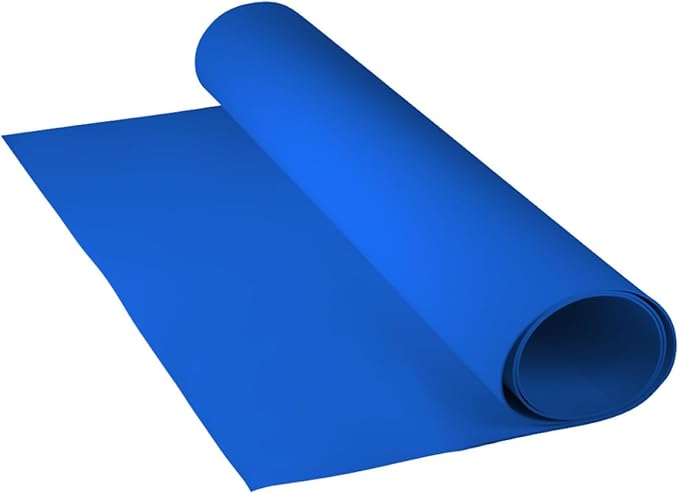 LotusFoam Large 3mm EVA Foam Sheet - 44"x 85" High Density Foam 130 kg/m3 for Cosplay, Costumes, Crafts, Flooring, Outdoor Use - 35 Colors (Sky Blue) - Sky Blue