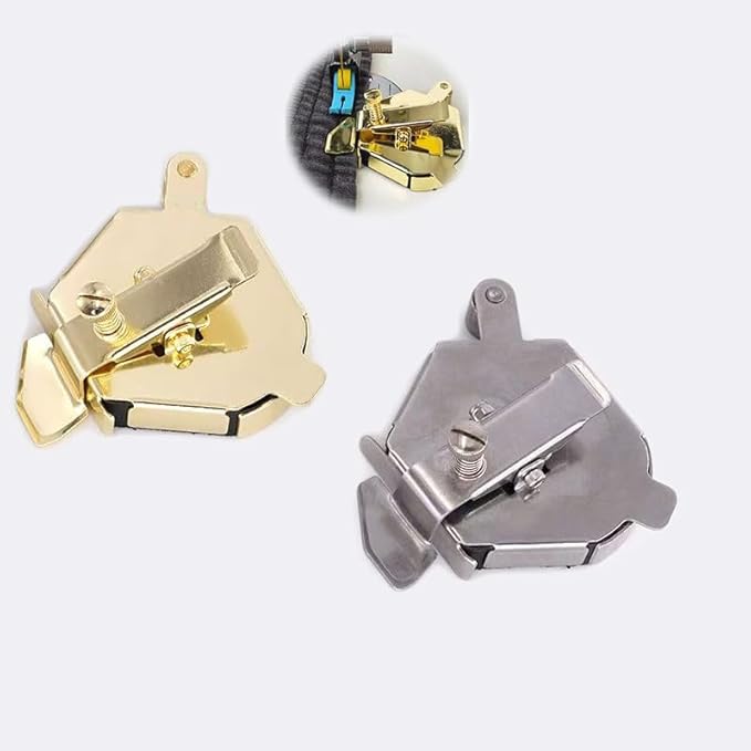 Bequilter Upgraded Multifunctional Magnetic Seam Guide for Sewing Machines, Adjustable Sewing Guide for Precise Stitching, Universal Sewing Supplies and Accessories (Silver and Gold)