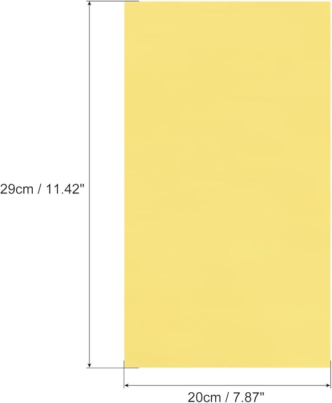 MECCANIXITY 50 Sheets Heat Reactive Foil, 20x29cm Light Gold Foil Transfer Sheets Toner Reactive Foil Transfer Foil Sheets Hot Foil Stamping Paper for Crafts DIY Cardmaking Album Decoration