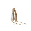 HAHIYO Light Brown 0.25Inch Wide Floral Tape, Waterproof Florist Tape Flower Wrap Adhesive Waterproof Decorative Tape for Bouquet Stem Wrapping Flower Arranging Craft, 2Rolls 200Feet/66Yard Total