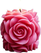 Rose Pillar Candle Silicone Mold Handmade Valentine's Day Mother's Day Flower Bouquet Soap Gypsum Resin Molds Wedding Decor Crafts Gifts (2)