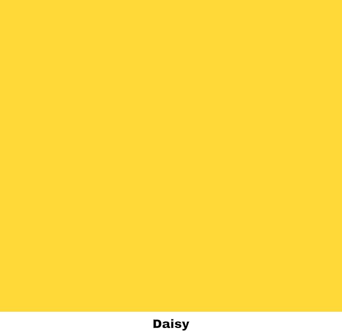 Dixie Belle Paint Company Chalk Finish Furniture Paint - Daisy (4oz) - Matte Vibrant Yellow Chic Chalk Mineral DIY Furniture Paint