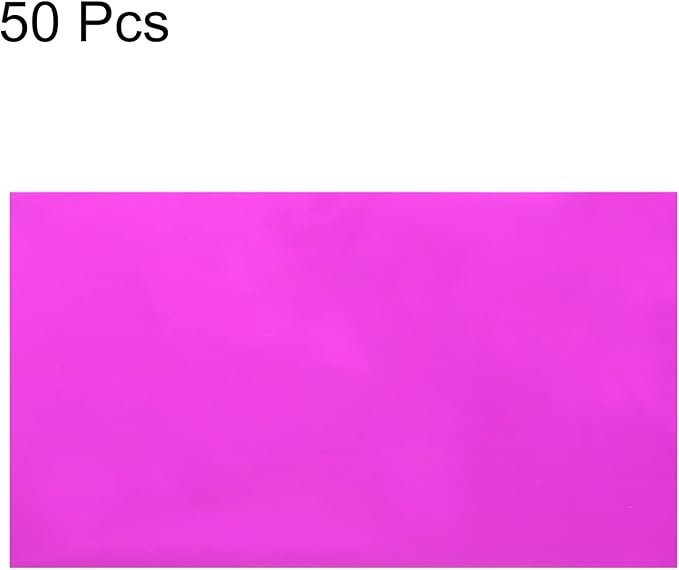 MECCANIXITY 50 Sheets Heat Reactive Foil, 20x29cm Plum Foil Transfer Sheets Toner Reactive Foil Transfer Foil Sheets Hot Foil Stamping Paper for Crafts DIY Cardmaking Album Decoration