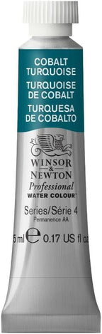 Winsor & Newton Professional Water Colour Paint, 0.17-oz Tube, Cobalt Turquoise