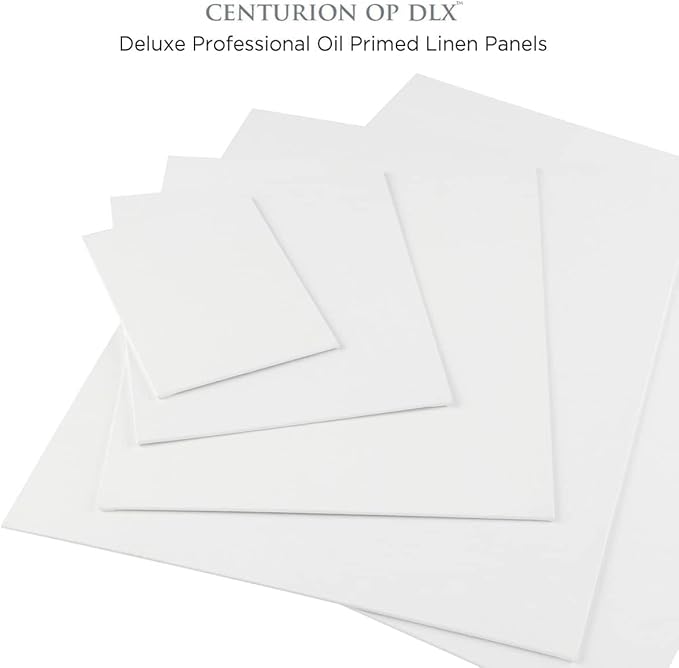 Centurion Deluxe Professional Oil Primed Linen Canvas Panels - 14x18-3 Pack of Linen Canvases for Painting, Artwork and More