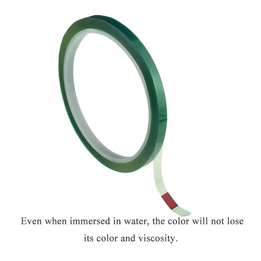 HAHIYO Clear Green 0.25Inch (217Feet/72Yard Total) 2Rolls Floral Tape Waterproof Florist Tape Flower Wrap Adhesive Waterproof Decorative Tape for Bouquet Stem Wrapping Flower Arranging Floral Craft