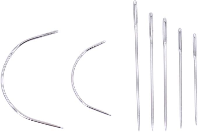 Hand Sewing Complete Kit | Featuring THIK-Grip Thimble [3 Sizes] | Including Needles (105) - Fabric Clips (10) - Pins (100) & Many More Supplies