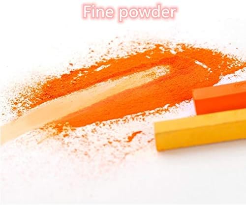 Non Toxic Artist Pastels,Square Soft Pastels Set,Chalks 12/24/36/48 Colors Soft Dry Pastel Artist Chalk Pastel Sticks for Office School Art Drawing Painting Supplies Professional Art Pastel (12Pcs)