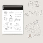 2025-2026 Stamps and Dies for Card Making, Stamps and Dies Set 2025 for Christmas and Halloween, Die Cut DIY Various Festivals Album Scrapbooking Birthdays Greeting Card (M4283)
