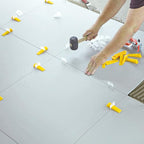 300 Pcs Reusable Leveling Wedges,Reusable Tile Leveling System Wedges for 1/8" Spacers,1/16" Spacers,1/32" Spacersand Tile Leveling System Kit,for Tile Leveler Installation(300yellow Reusable Wedges)