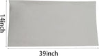 Grey EVA Foam Cosplay, 1 Piece of 2mm Craft Foam,Cosplay Foam, 14" x 39" Ultra-high Density 80 kg/m3 EVA Foam Sheets (Grey-2mm)