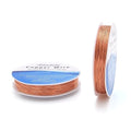 Adabele 147 Feet Premium Tarnish Resistant Round Bare Raw Jewelry Copper Wire Beading Wire Spool Bulk (0.5mm/24 Gauge) for DIY Craft Jewelry Making BF287-5