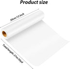Tracing Paper Roll 12 Inches x 30 Yards, Trace Paper White ‌Translucent‌ Pattern Paper Tracing Paper for Drawing, Sewing, Sketch
