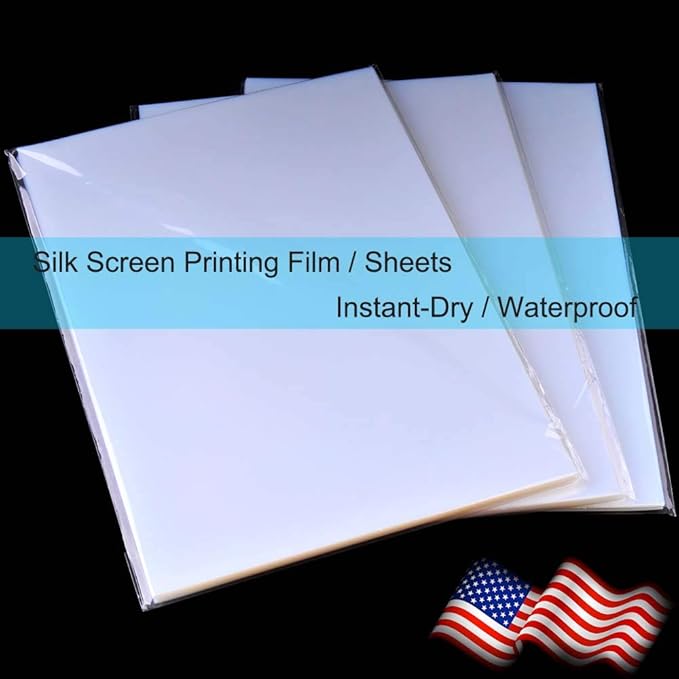 Waterproof Inkjet Transparency Film Paper 13"x19" 100 sheets for Silk Screen Printing